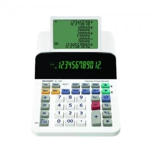 Image of Sharp EL1501 Paperless Printing Calculator EL1501