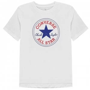 Image of Converse Chuck Taylor Short Sleeve T Shirt - White