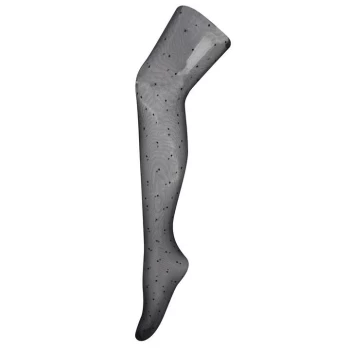 Image of Charnos Spotty Tights - Grey
