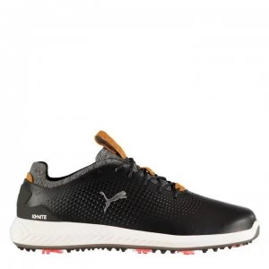 Image of Puma Power Adapt Leather Golf Shoes Mens - Black