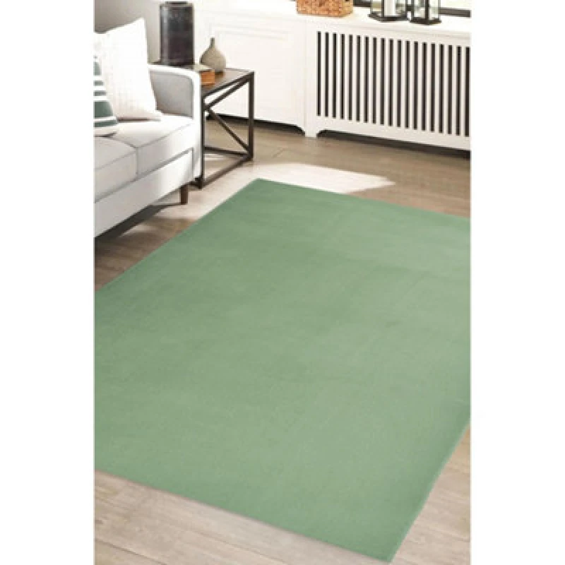 Image of Homemaker Homemaker Adorn Plain Sage Cut Pile Rug - 170x120cm