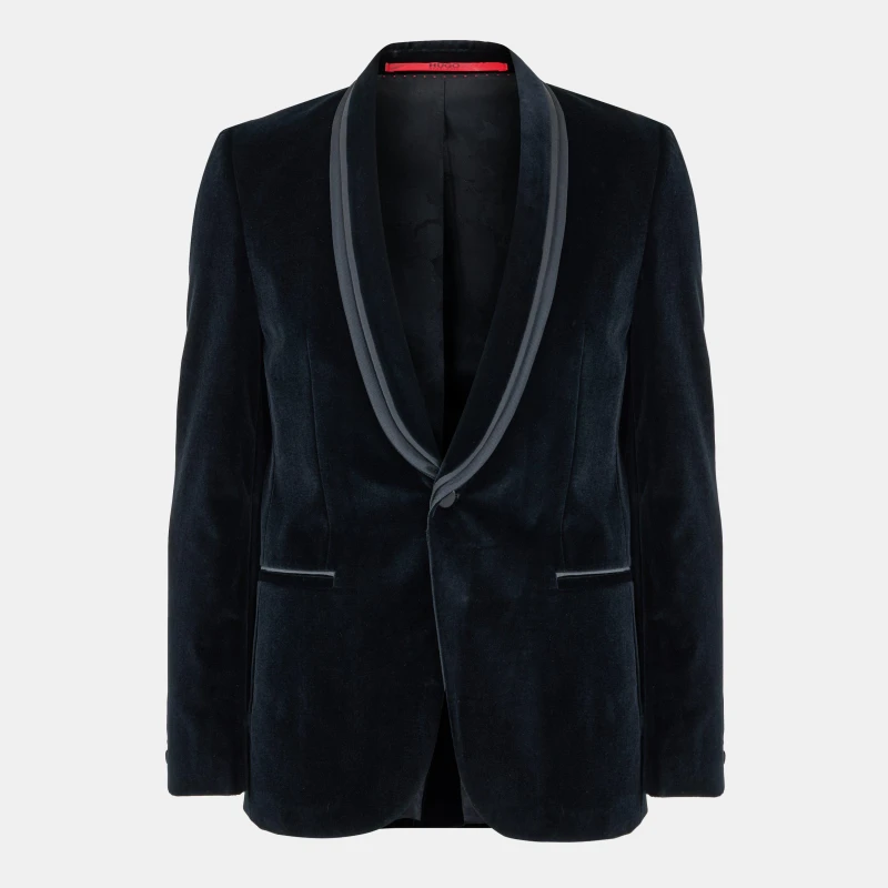 Image of Hugo Mens Arondo Tailored Fit Blazer Black male 38 (48)