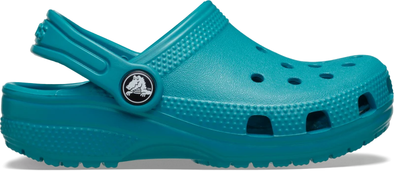Image of Crocs Kids Toddler Classic Clogs Turbo Teal C8