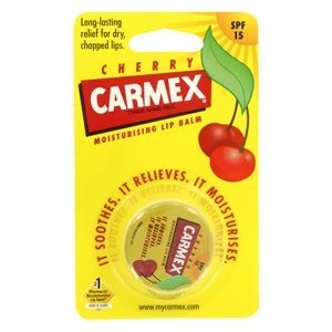 Image of Carmex Cherry Moisturising Lip Balm Pot SPF15