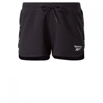 Image of Reebok Tape Shorts Ladies - Black