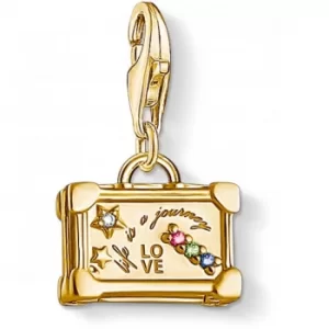 Image of Thomas Sabo Charm Club "Life is a journey Suitcase Charm