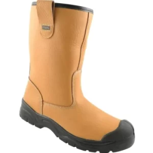 Image of Sitesafe Rigger Boot Tan S1P SRC Size 5
