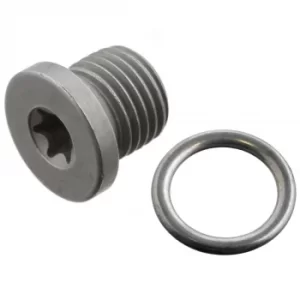 Image of M14x1.5mm Oil sump, Bolt Plug with sealing plug ring 103344 by Febi Bilstein