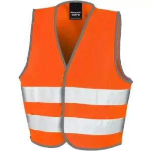 Image of Result Childrens/Kids Hi-Vis Vest (4-6 Years) (Fluorescent Orange) - Fluorescent Orange
