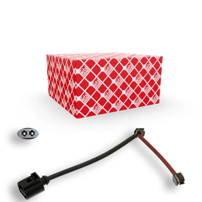 Image of FEBI BILSTEIN 44549 Brake Pad Wear Sensor Rear Axle Right Warning Contact,brake pad wear (407)