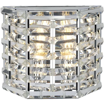 Image of Elstead - Shoal 2 Light Wall Light, Polished Nickel, E27