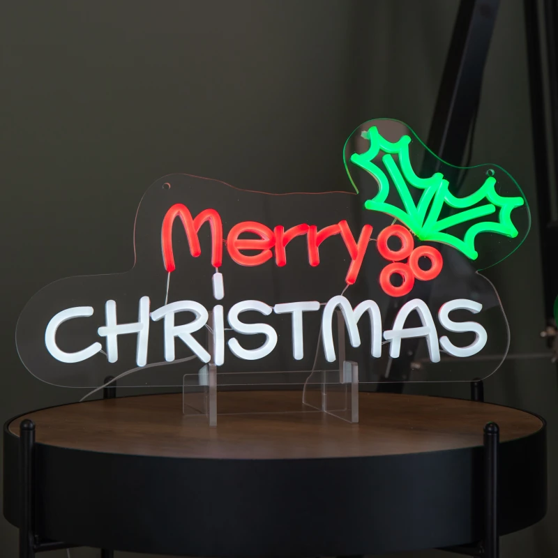 Image of 40cm Light up Merry Christmas Neon Sign