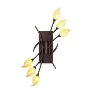 Image of Holland Ceiling/Wall Switched 6 Light G9, Brown/Black Oxide