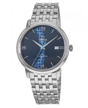 Image of Omega De Ville Prestige Co-Axial 39.5mm Orbis Blue Dial Automatic Mens Watch 424.10.40.20.03.003 424.10.40.20.03.003