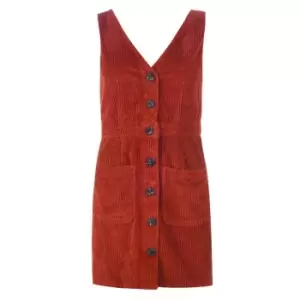Image of Jack Wills Amber Corduroy Mini Dress - Orange