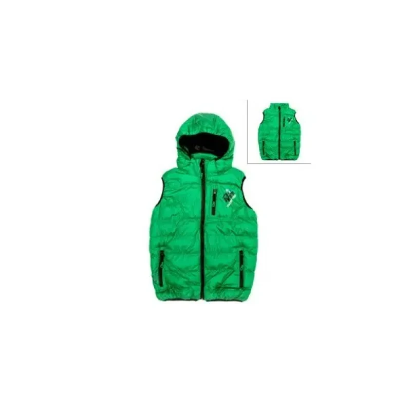 Image of Peak Mountain Children's Peak Mountain Ecarti Ski Puffer Vest Jaune Male 6 ans ECARTI/3-8/YL/B-VERT