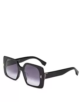 Image of Fendi Square Sunglasses, 53mm