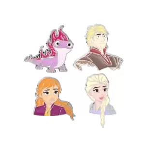 Image of Disney Frozen II Multicoloured enamel Costume 4pc Pin Set GH00095L.PH