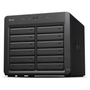 Image of Synology DX1222 storage drive enclosure HDD/SSD enclosure Black 2.5/3.5"