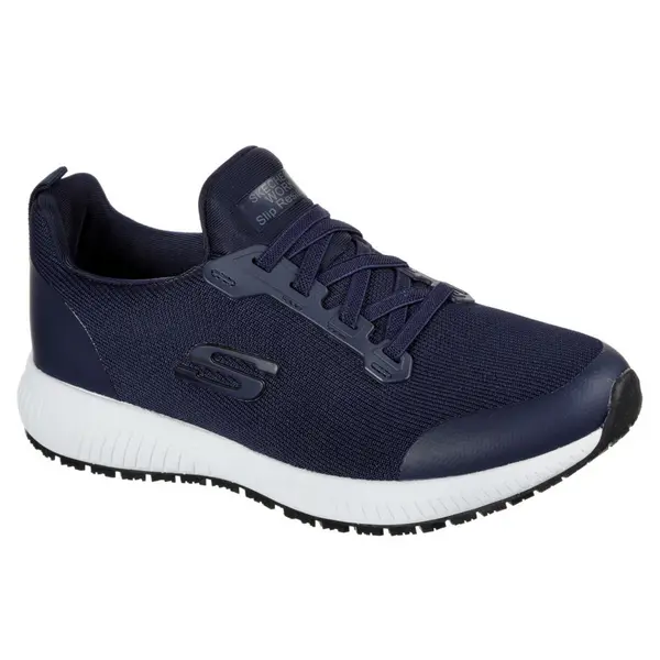 Image of Skechers Work Ladies Squad Safety Shoe 29119-55906-03 Colour: Navy