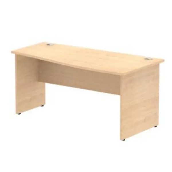 Image of Impulse 1600600 Right Hand Panel End Leg Wave Desk Maple MI003055 DYNMI003055