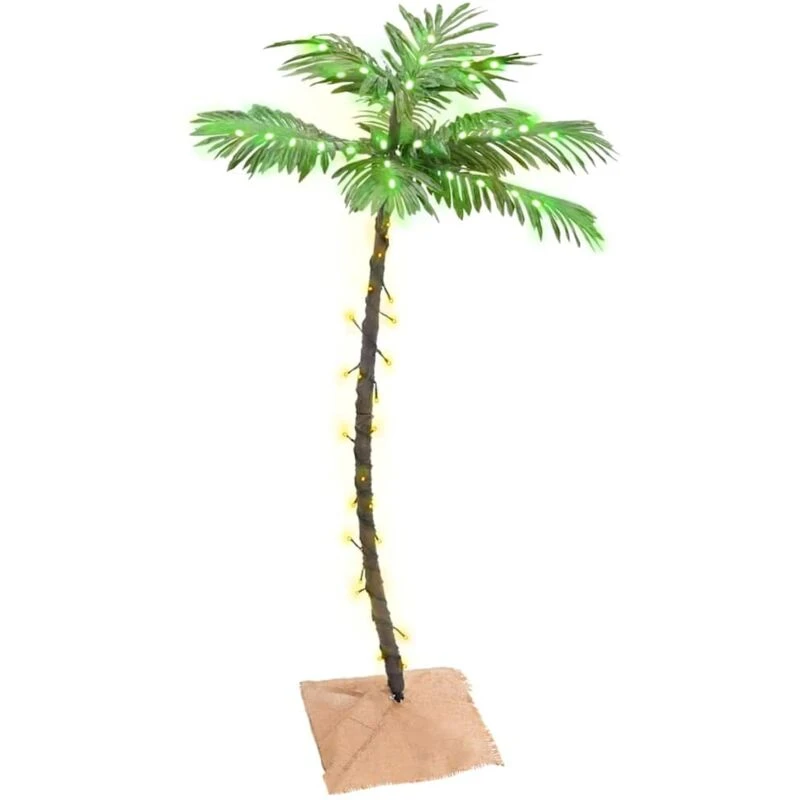 Image of VIDAXL Vidaxl - LED Palm Tree Warm White 72 LEDs 120cm 8720287138709