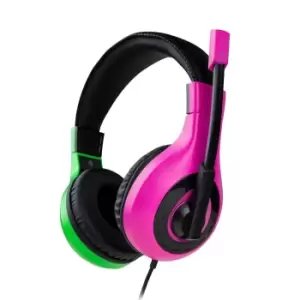Image of Nintendo Switch Pink/Green Headset