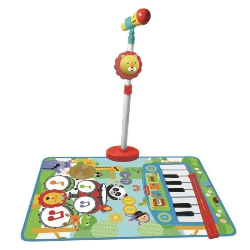 Image of Fisher Price Piano, Microphone & Playmat With Effects 2727