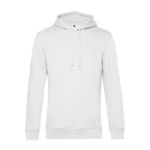 Image of B&C Mens Organic Hooded Sweater (M) (White)