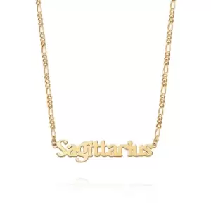 Image of Daisy London Jewellery 18ct Gold Plate Sagittarius Zodiac Necklace 18Ct Gold Plate