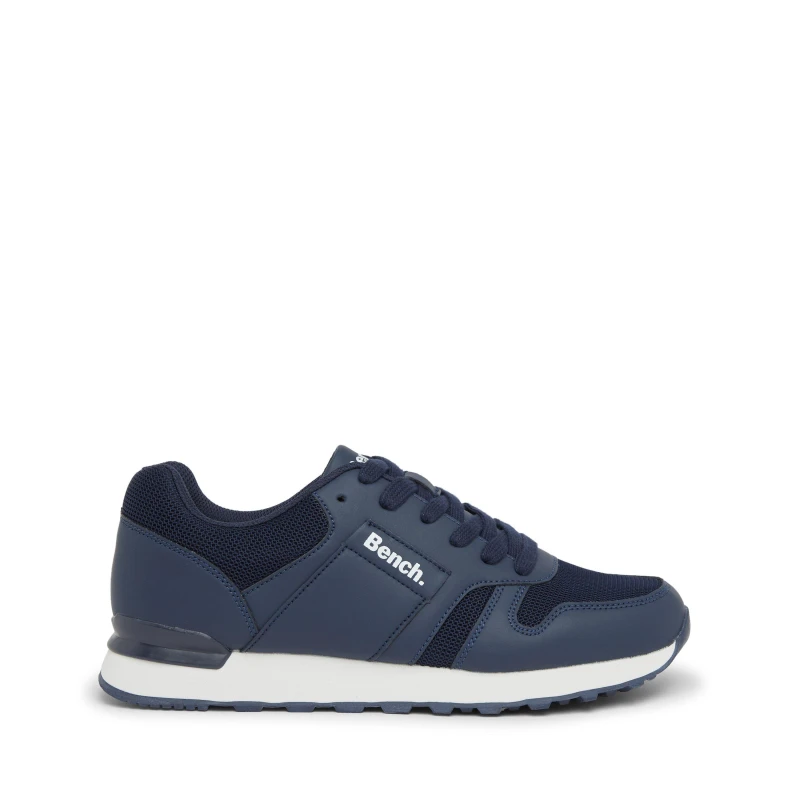 Image of Bench Mens Valence Low-Top Trainers Navy male 9 (43)