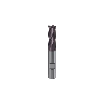 Image of 5532 5.00MM Carbide 4 Flute Weldon Shank End Mill - Fire Coated