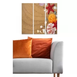 Image of MDF1351559 Multicolor Decorative MDF Painting (3 Pieces)