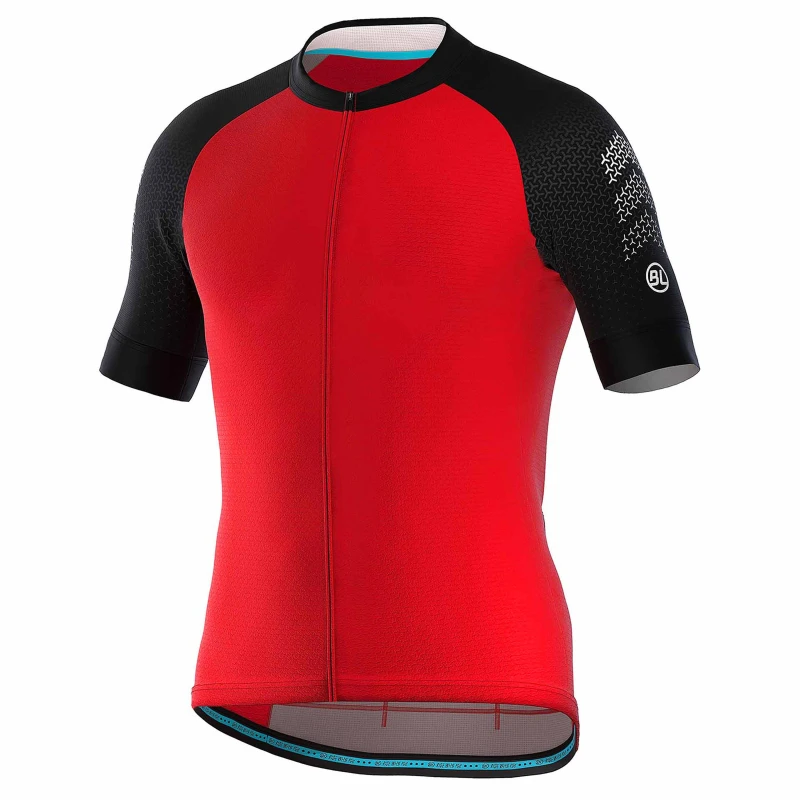 Image of Bicycle Line Mens Biella UPF 30+ Short Sleeve Cycling Jersey Red male Medium