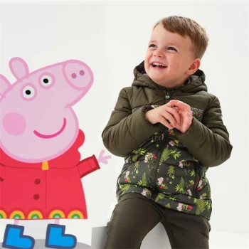 Image of Regatta Boys Peppa Insulated Jacket - DkKhaki/DkKh
