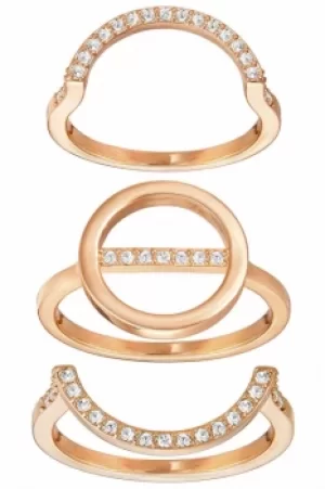 Image of Ladies Swarovski Jewellery Flash Ring Set Size 58 Jewellery