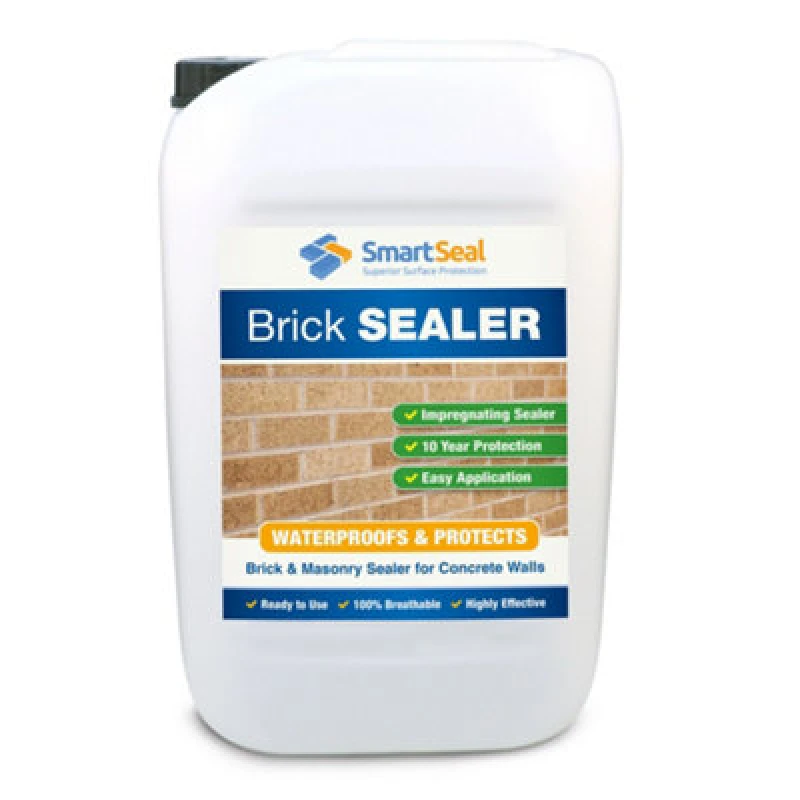 Image of Smartseal Brick Sealer, Dry & Breathable, Brick Water Proofer, Damp Proofer, 10Yr Protection, 25L, Clear 5.061E+12