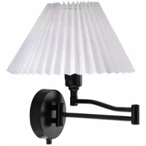 Image of Nordlux Break Wall Lamp with Shade Black, E27