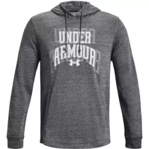 Image of Under Armour Rival Terry Graphic Hoodie - Grey