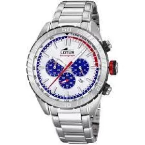 Image of Lotus Silver Chronograph Watch - L18678/1