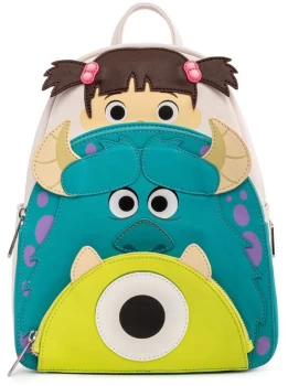 Image of Monsters Inc. Loungefly - Boo, Mike & Sully Mini backpacks multicolour