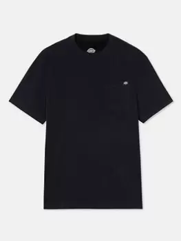 Image of Dickies Short Sleeve Cotton T-Shirt Black EU Size Sml