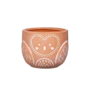 Image of Olivia Owl Terracotta Mini Planter