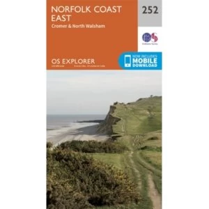 Image of Norfolk Coast East by Ordnance Survey (Sheet map, folded, 2015)