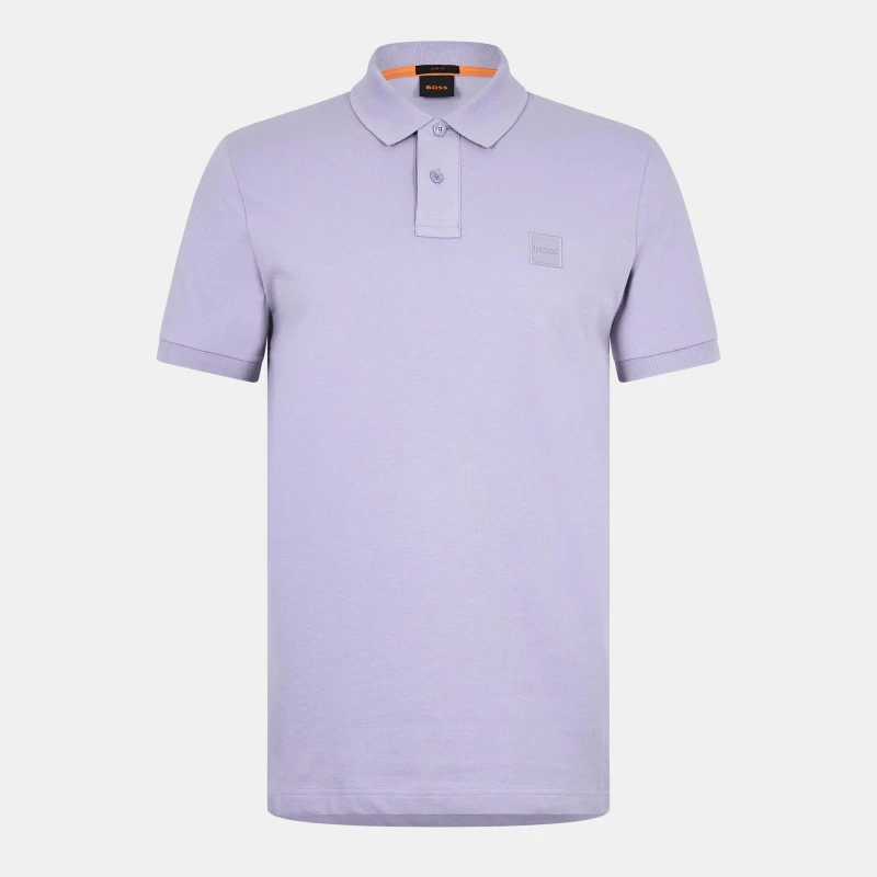Image of Boss Mens HBO Passenger Premium Design Polo Shirt Open Purple 549 male 6XL