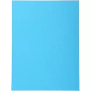 Image of Forever Square Cut Folders A4 Bright Blue, 5 Packs of 100