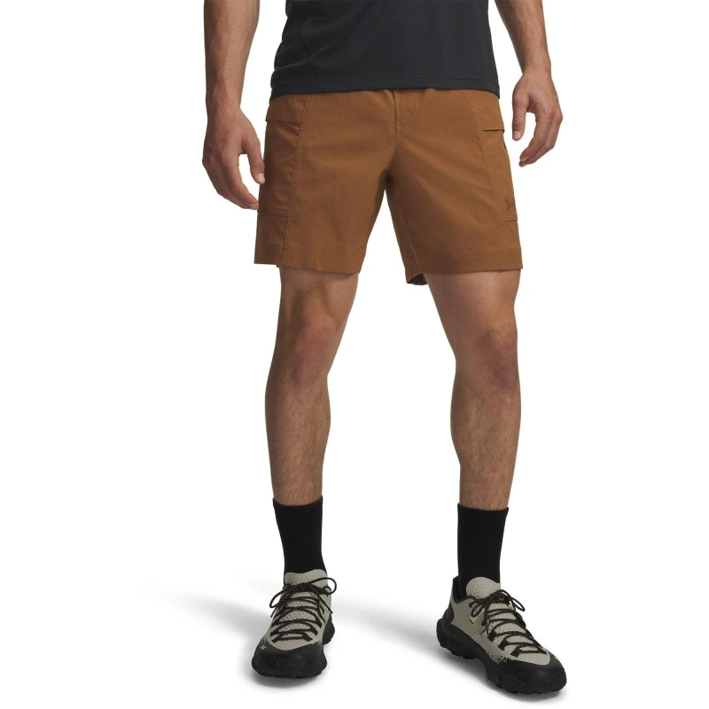 Image of Under Armour Mens Exlor Cargo Walking Shorts Brown/Black male XL
