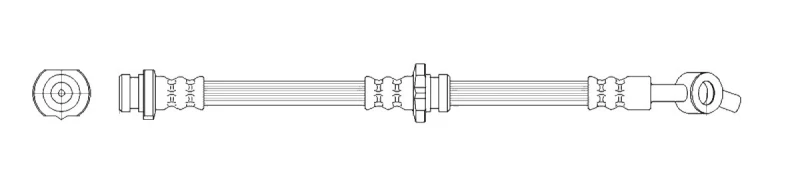 Image of K&K FT1986 Brake Hose Banjo Brake Hose (83)