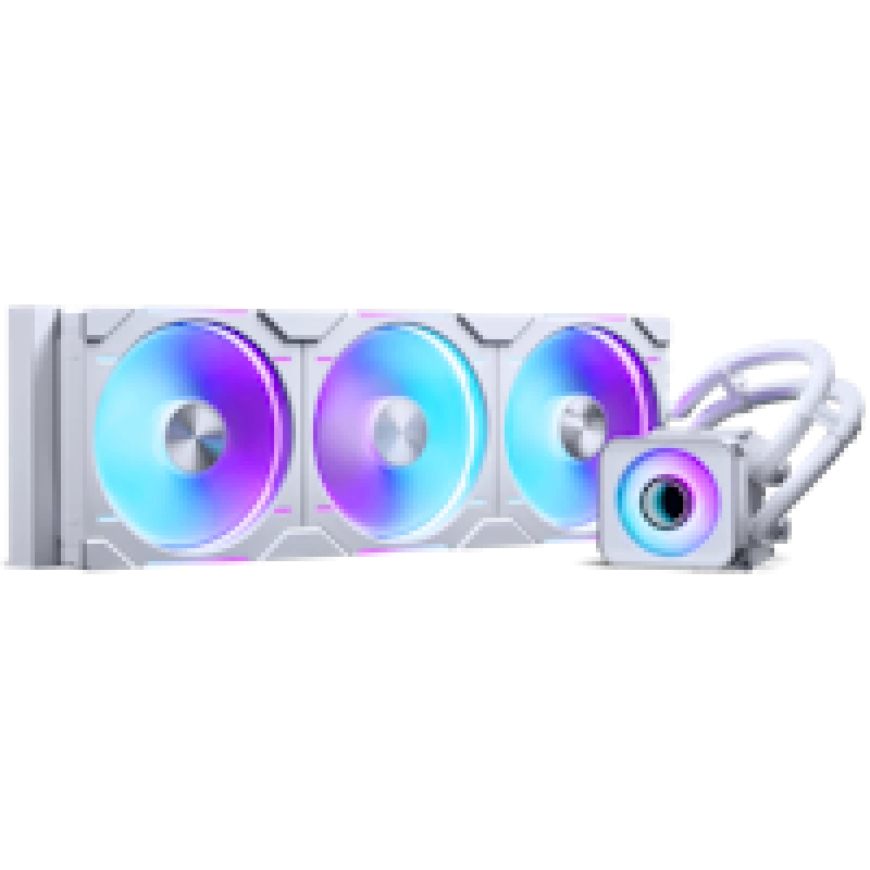 Image of Phanteks Glacier One D30 X2 420mm White RGB All In One CPU Cooler - 42