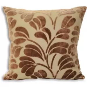 Image of Riva Home Palm Cushion Cover (55x55cm) (Beige) - Beige